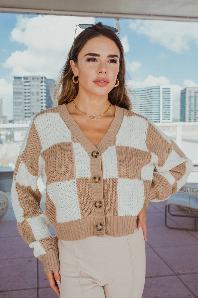 Check Please Cardigan