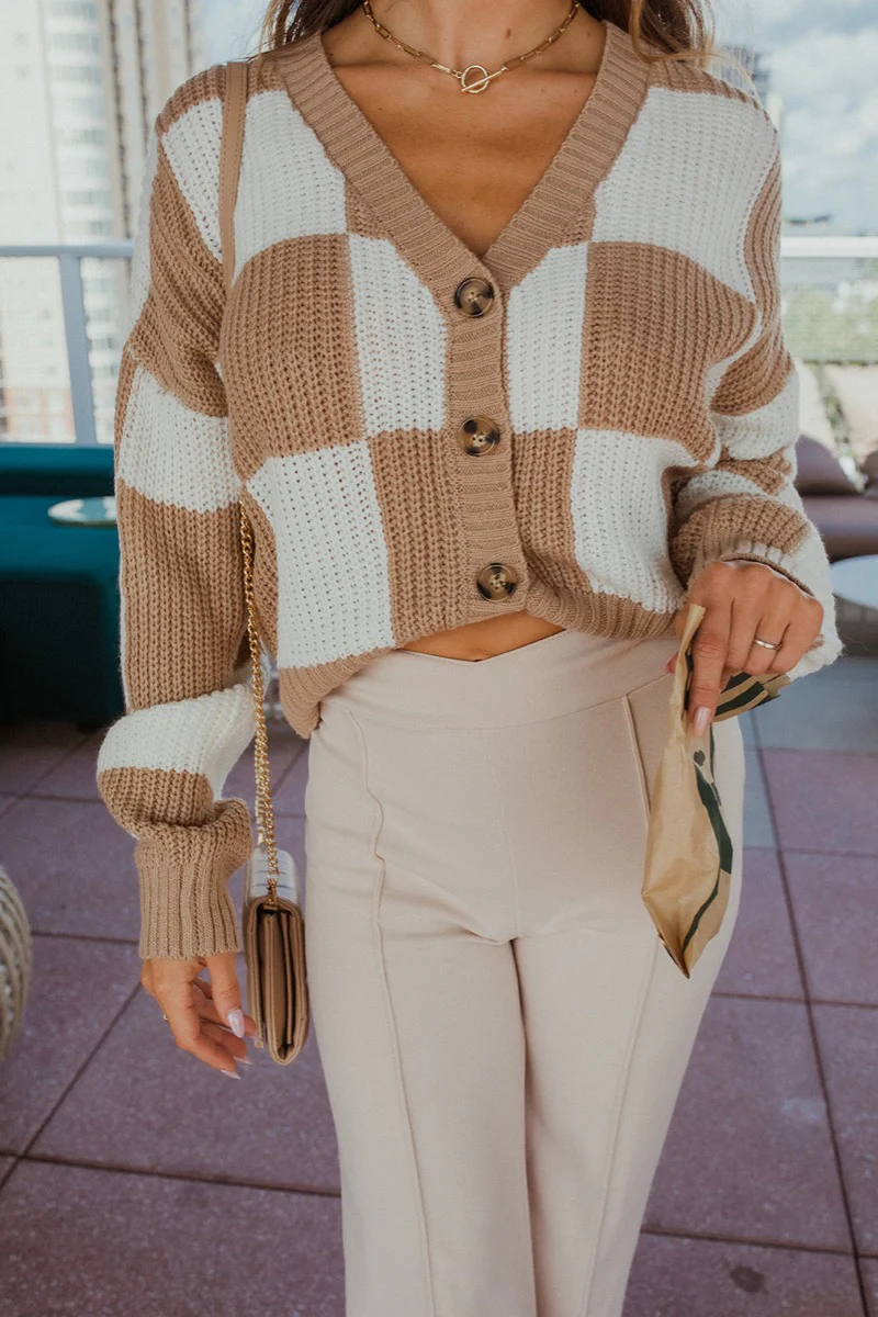 Check Please Cardigan - Image 3