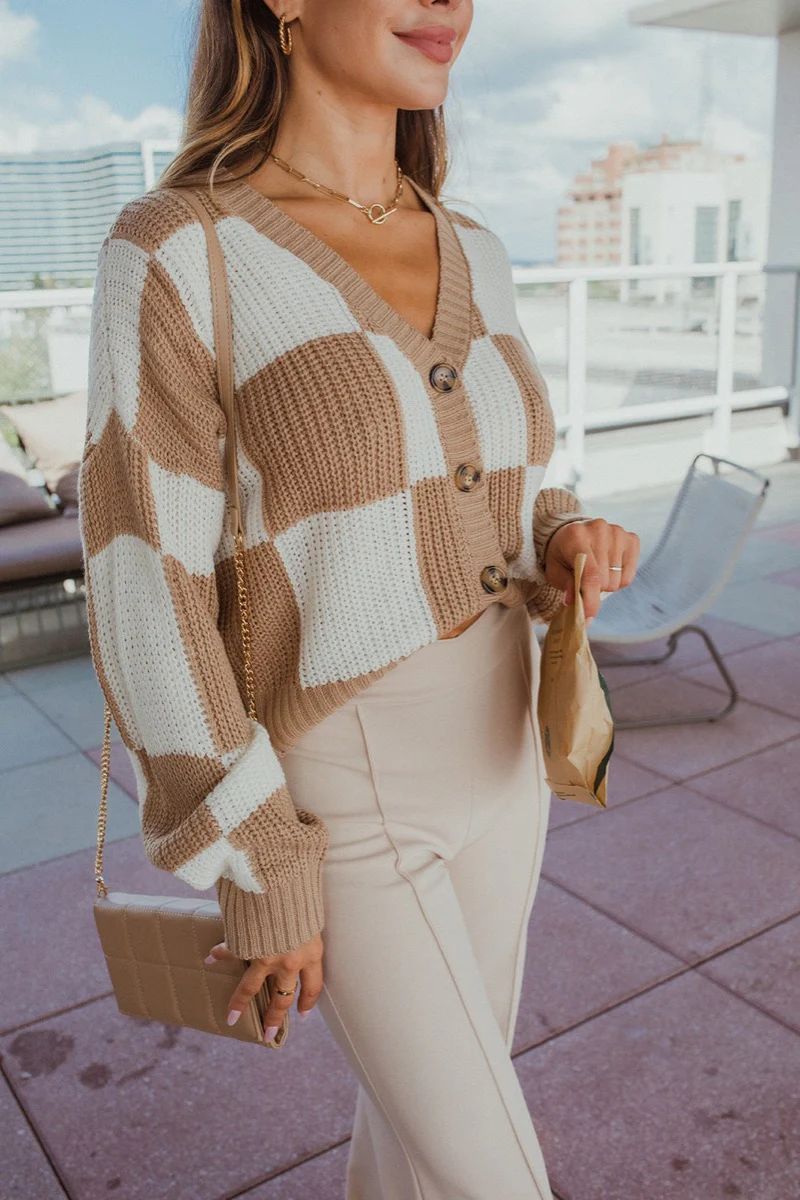 Check Please Cardigan - Image 4