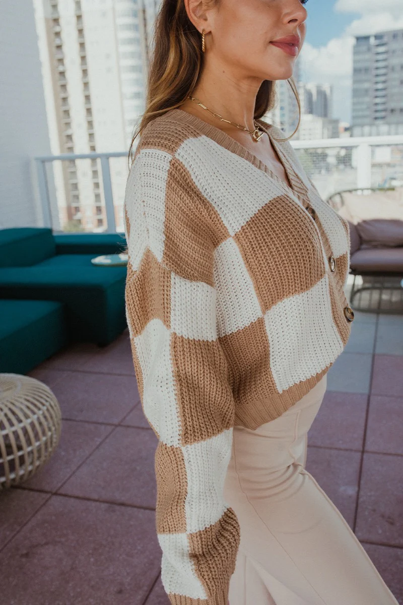 Check Please Cardigan - Image 7