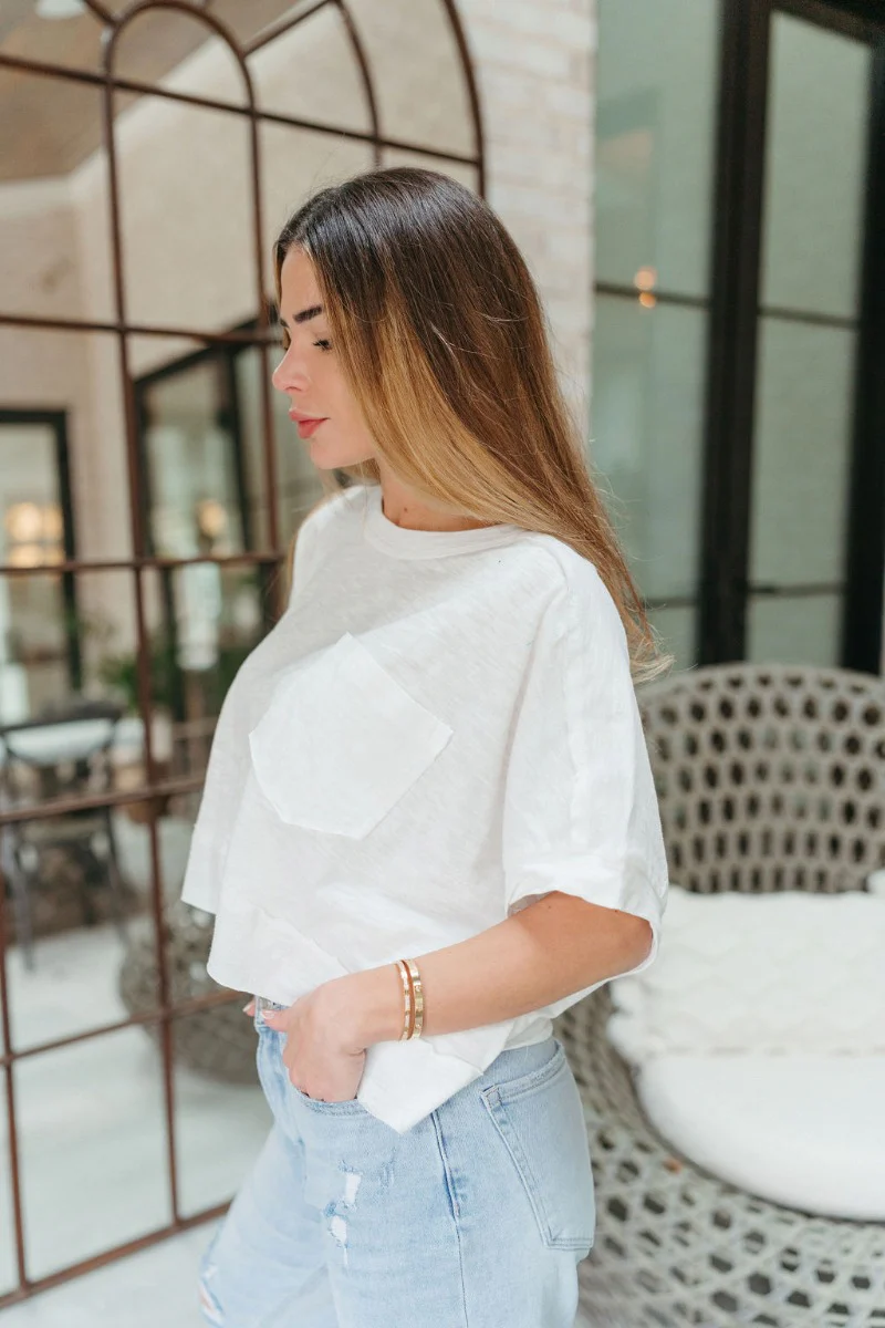 Chill Out Top in White - Image 3