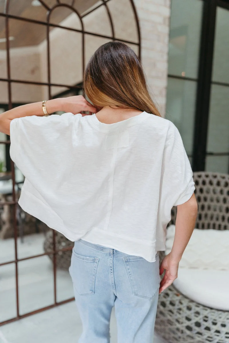 Chill Out Top in White - Image 4
