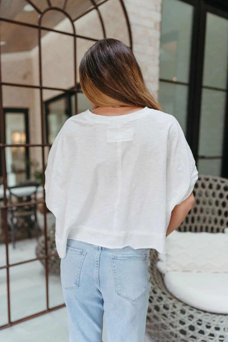 Chill Out Top in White - Image 5