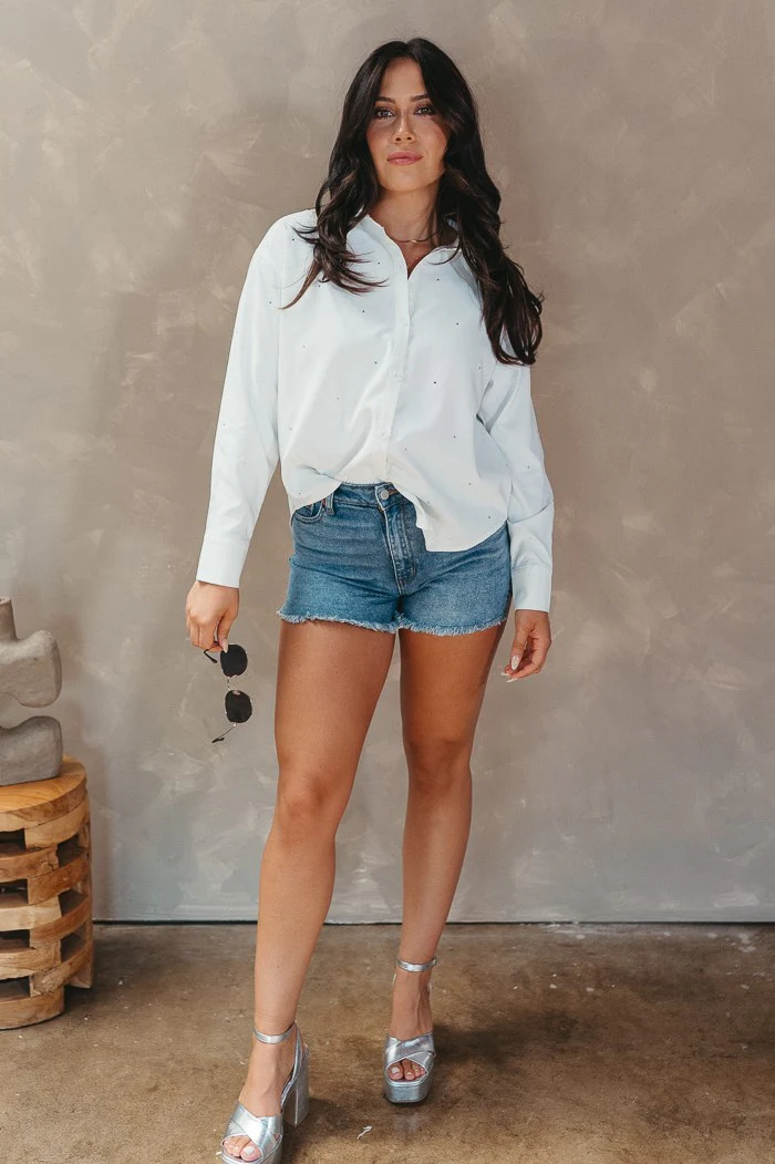 City Nights Embellished Top
