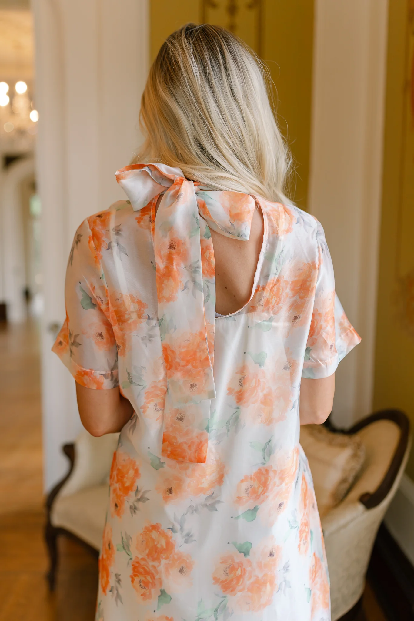 Clementine Floral Sheer Maxi Dress - Image 5