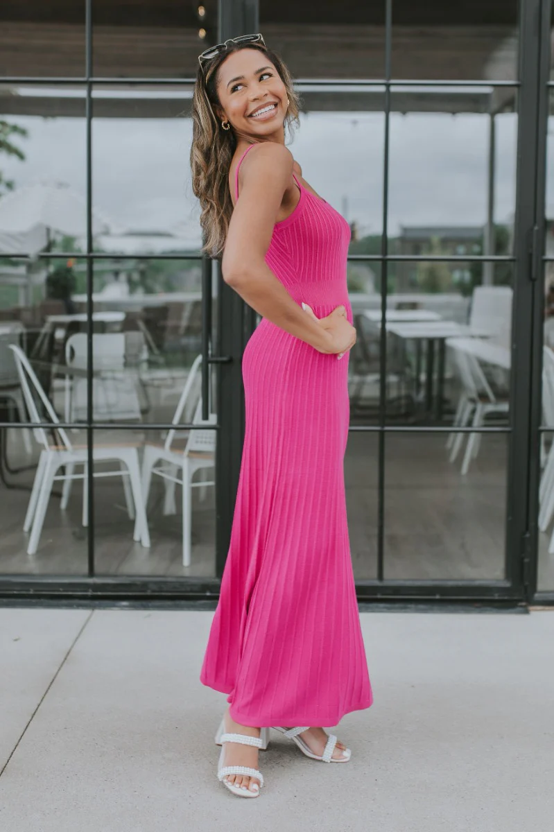 Coastal Paradise Dress in Pink - Image 6