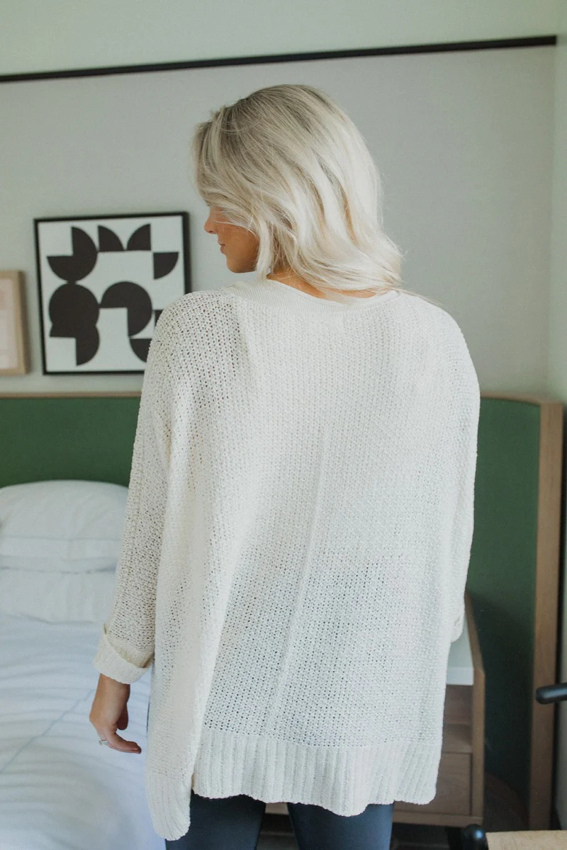 Easy Breezy Top In Cream - Image 4