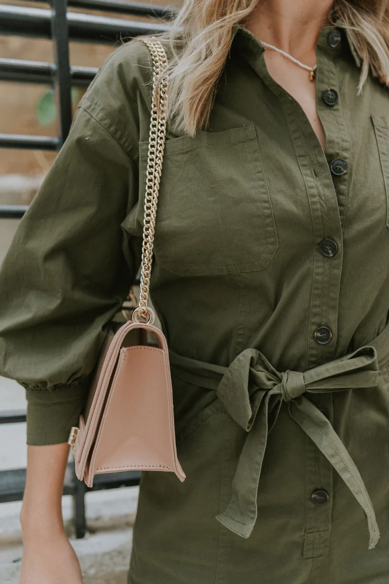 Crystal Clear Purse In Nude - Image 2