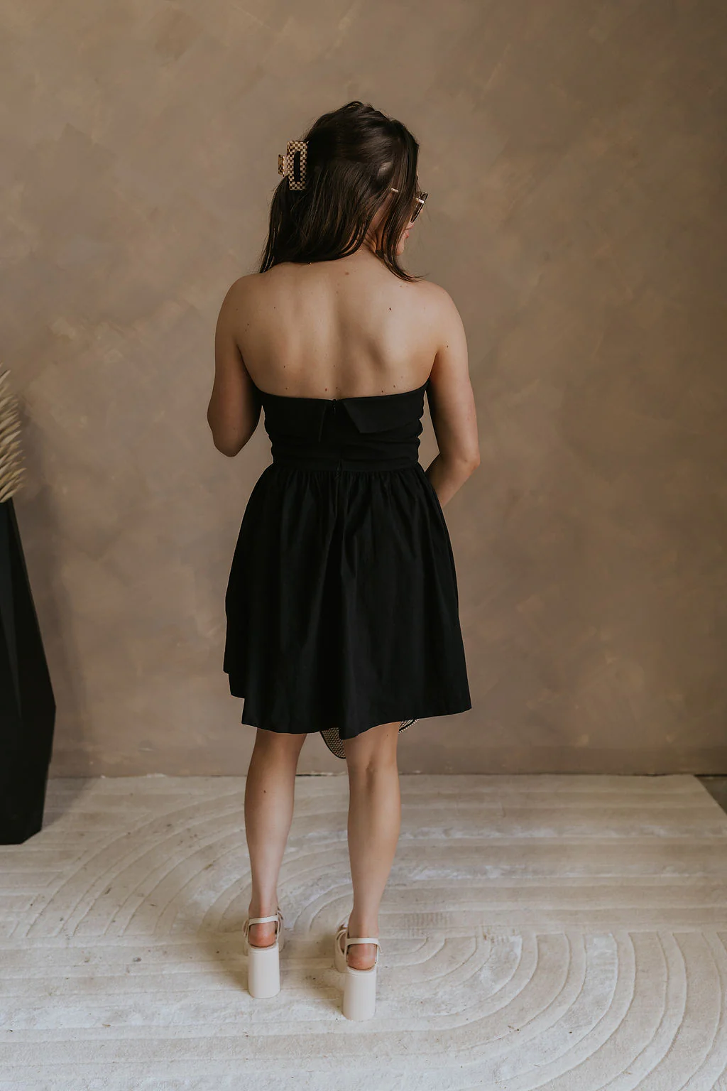 Abigail Strapless Flare Mini Dress - Image 13