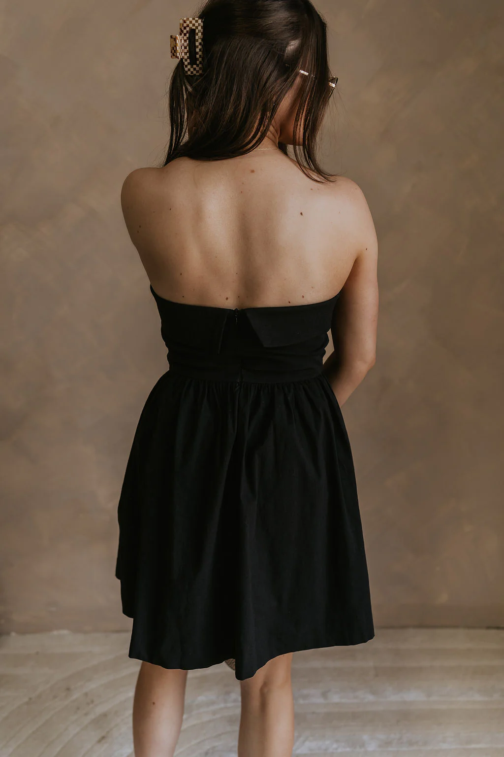Abigail Strapless Flare Mini Dress - Image 14