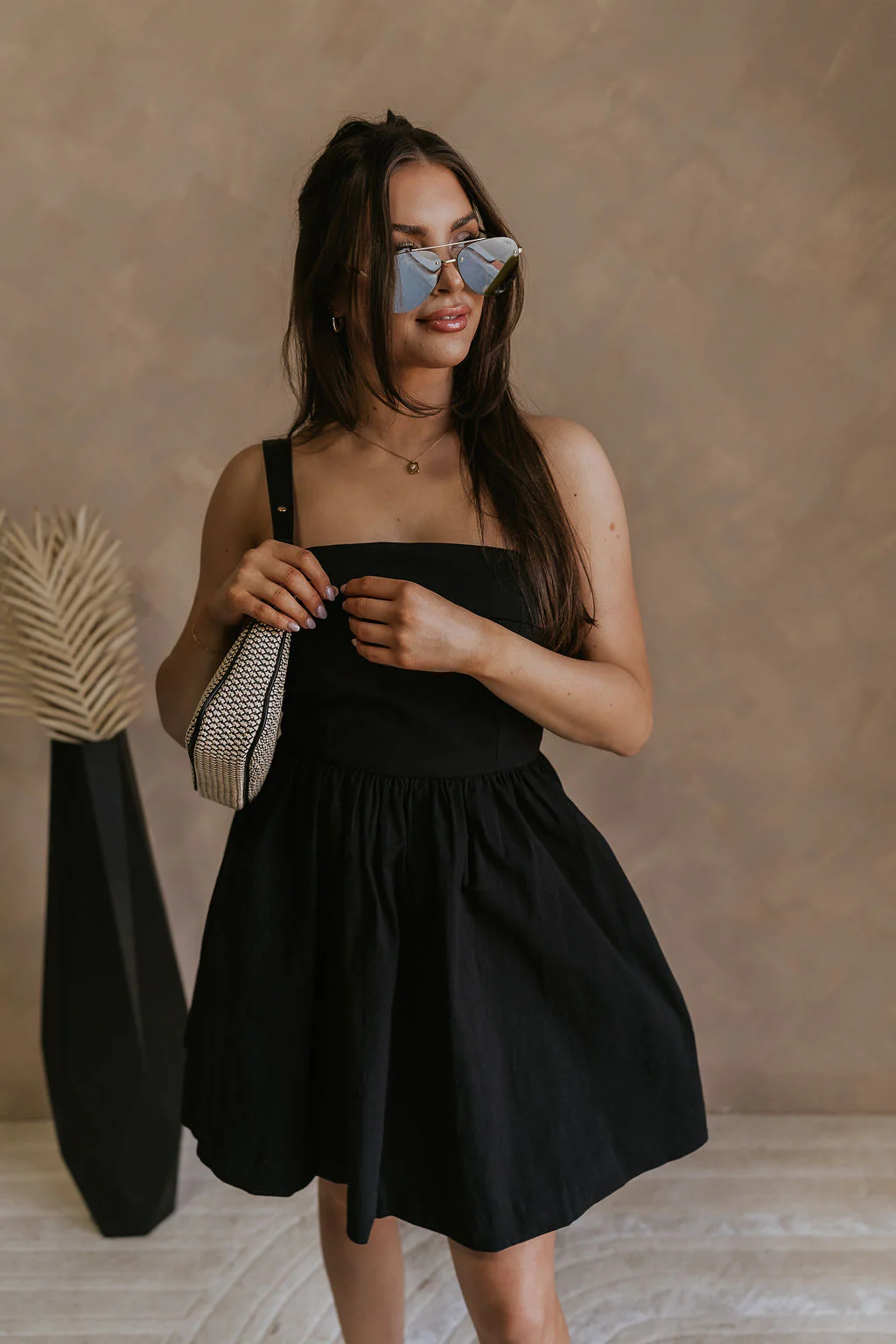 Abigail Strapless Flare Mini Dress - Image 8