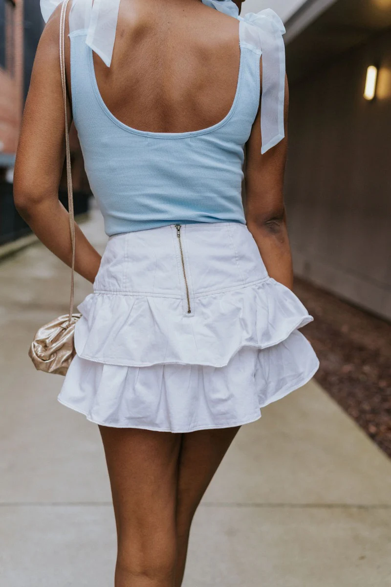 Dare To Be Different Skort in White - Image 5