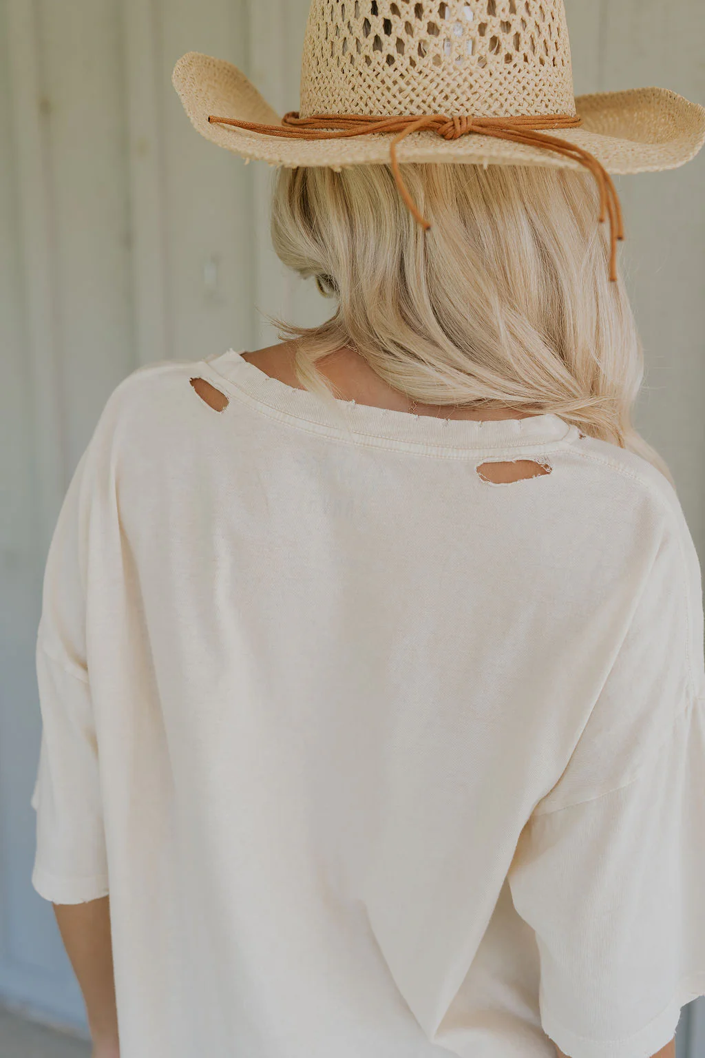 Day Dreamer & Cowgirl Club Distressed Graphic Tee - Image 14
