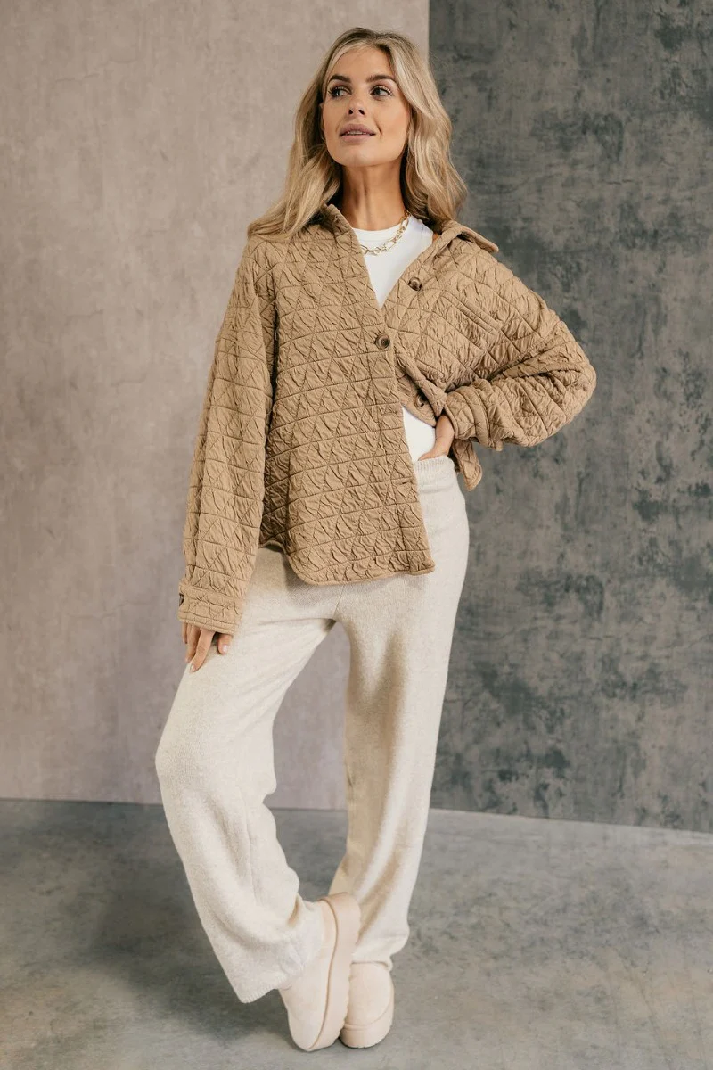 Destiny Oatmeal Knit Pants - Image 2
