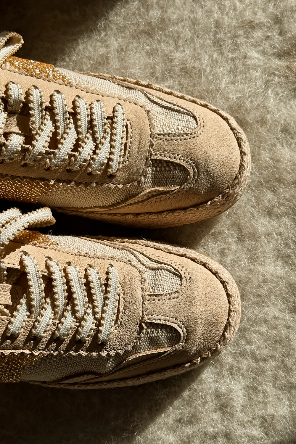 Dolce Vita Notice Gold Multi Burlap Bead Espadrille Sneaker - Image 11