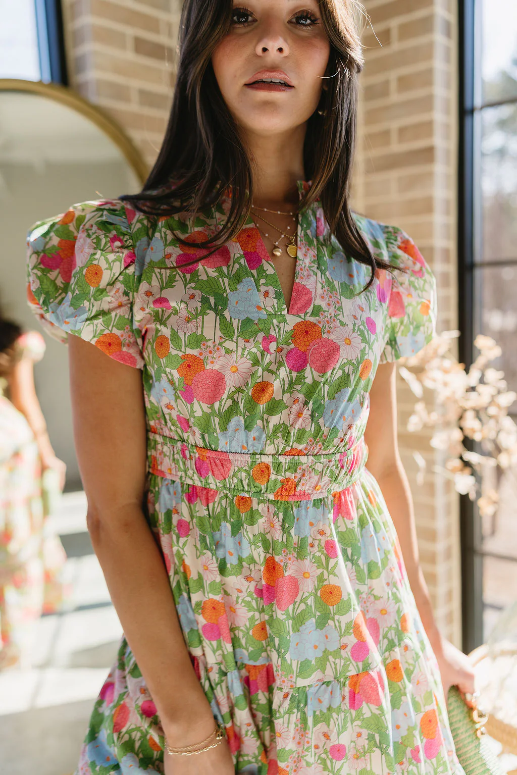 Drea Floral Multi Tiered Maxi Dress - Image 10