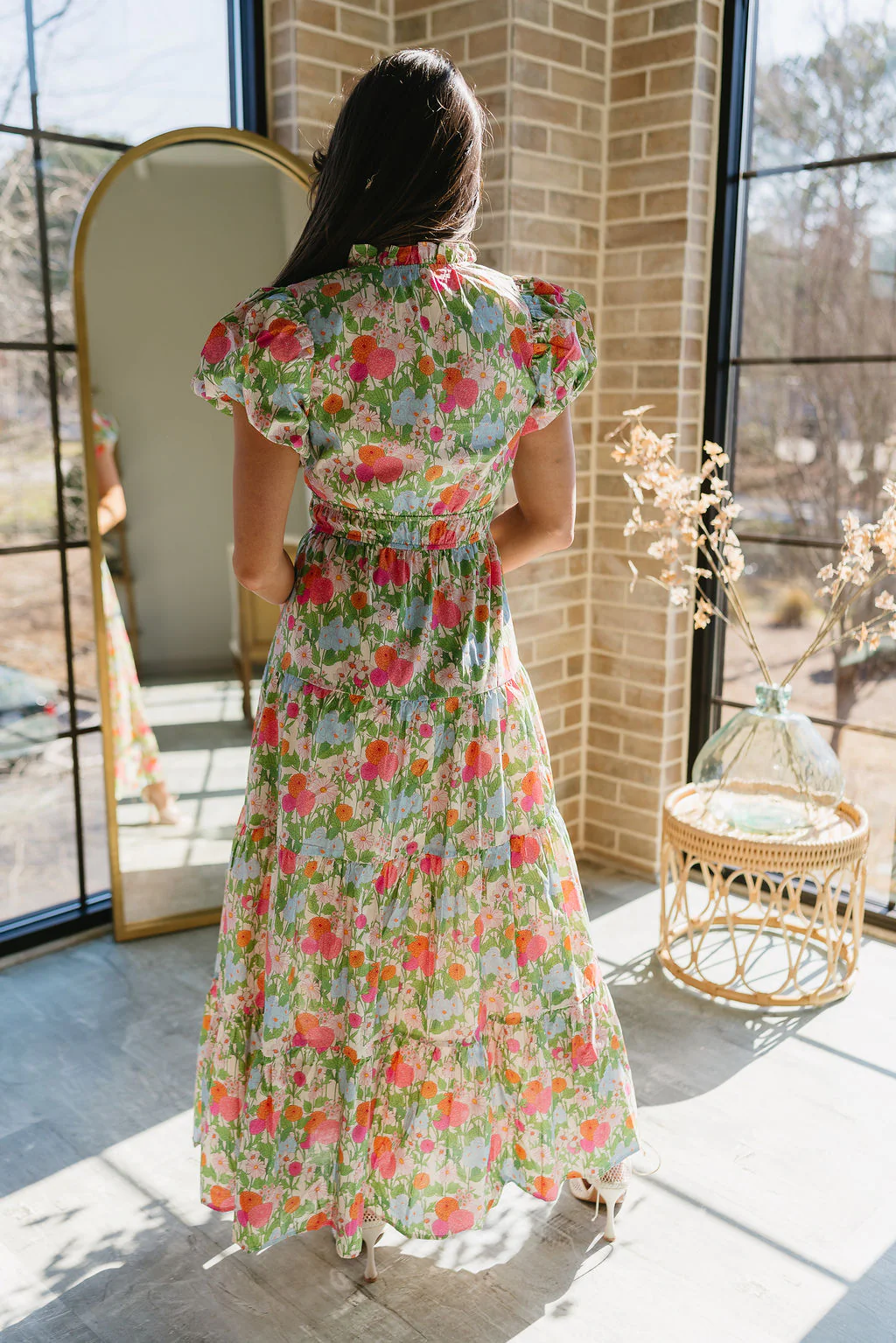 Drea Floral Multi Tiered Maxi Dress - Image 11