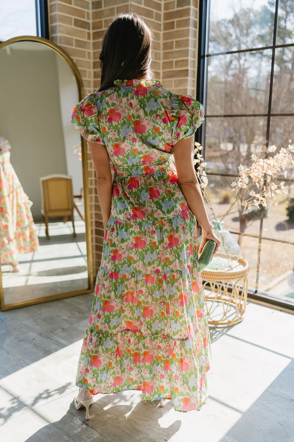 Drea Floral Multi Tiered Maxi Dress - Image 4