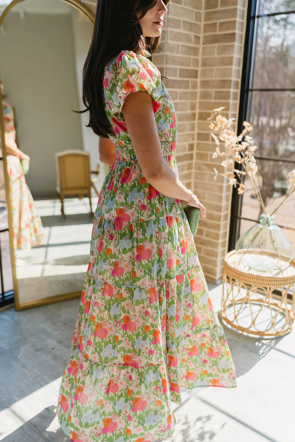 Drea Floral Multi Tiered Maxi Dress - Image 8