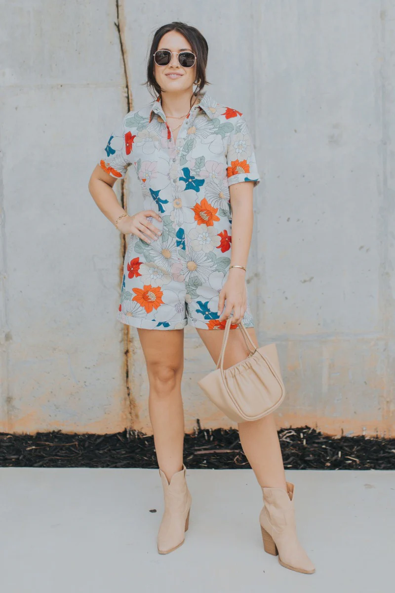 Dreamy Floral Romper - Image 2