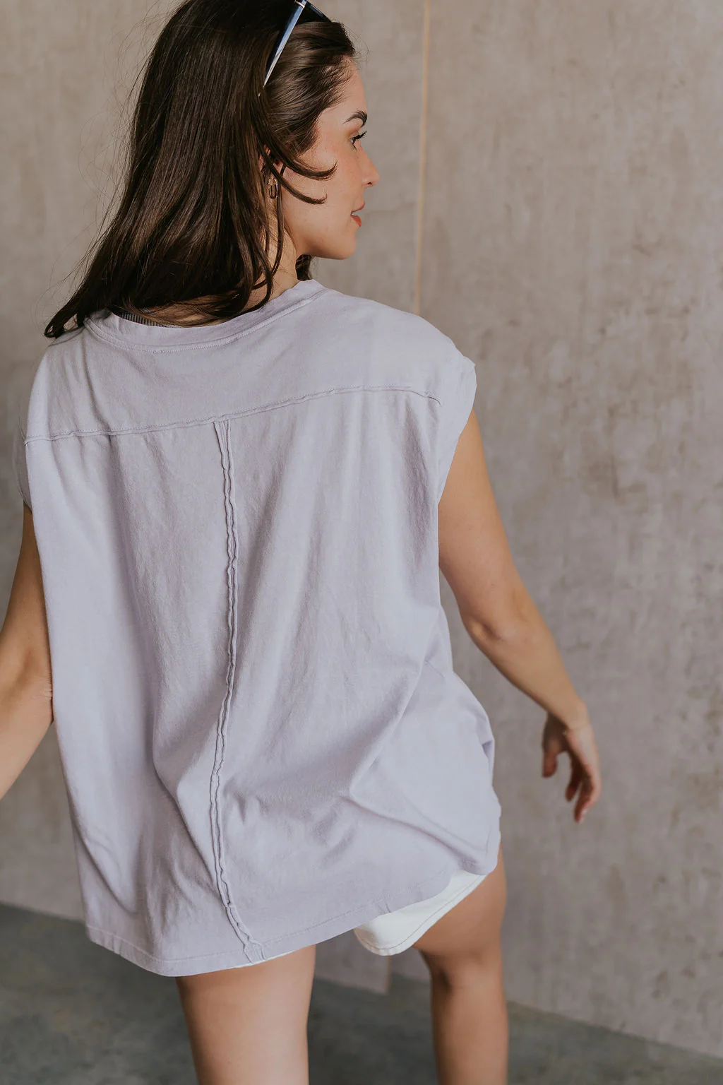 Khloe Lavender Short Sleeve Top - Image 7