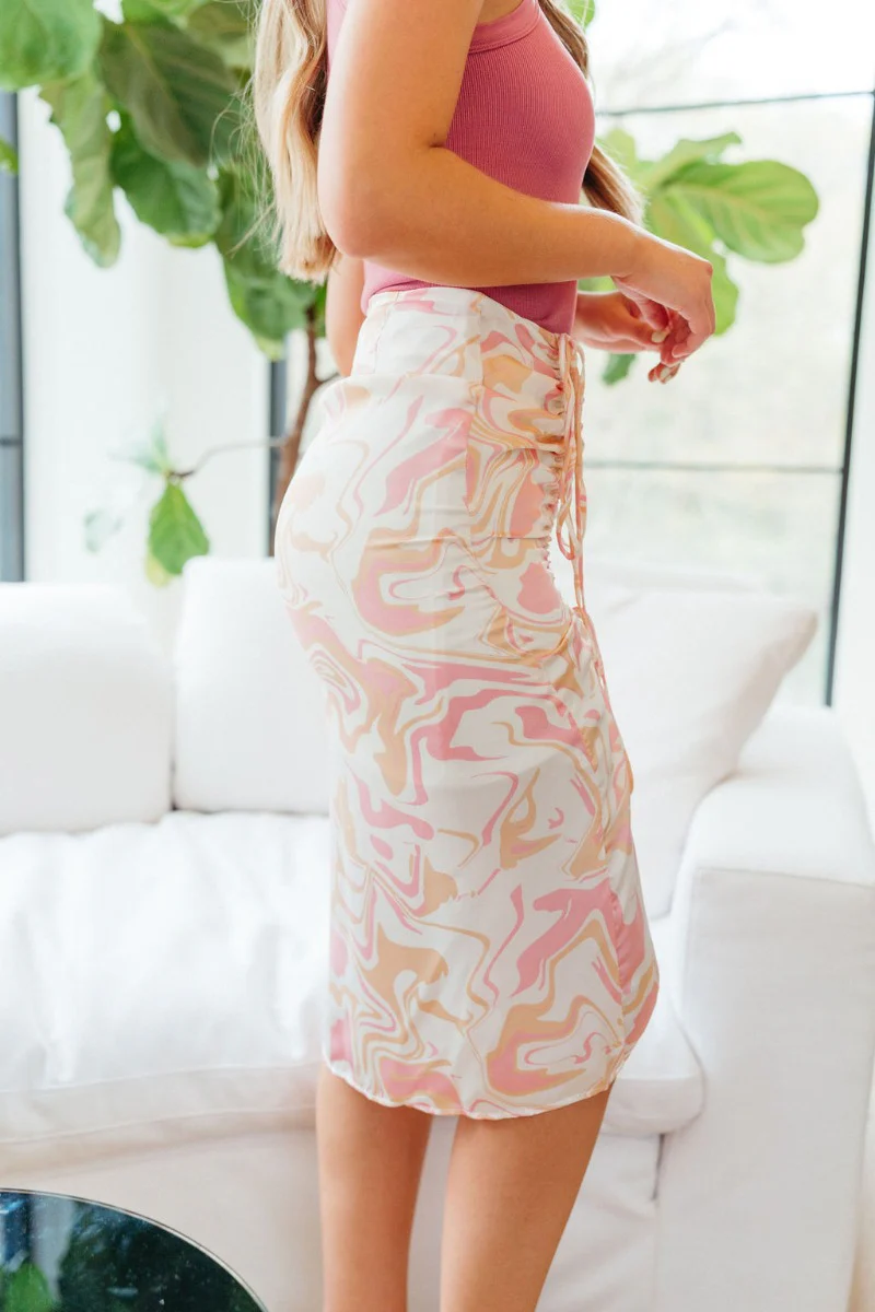 Easy To Love Satin Skirt - Image 3