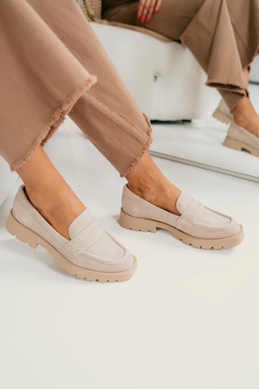 Dolce Vita Elias Flat in Dune Suede - Image 2