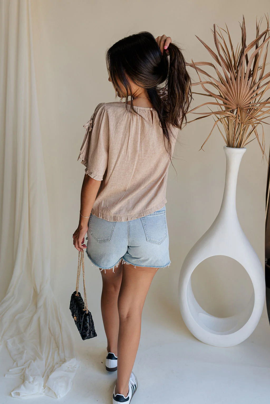 Elysia Short Sleeve Ruffle Top - Image 10