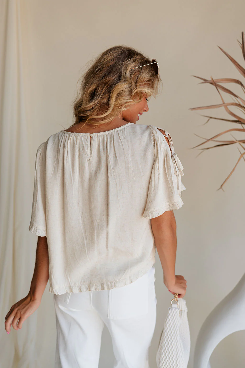Elysia Short Sleeve Ruffle Top - Image 5