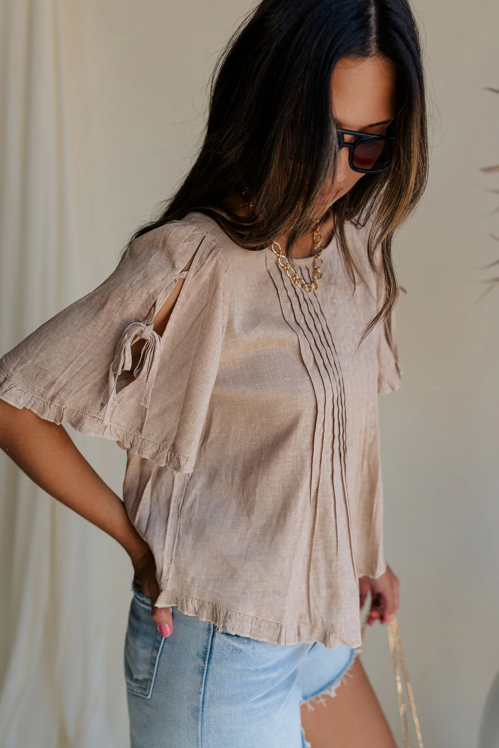 Elysia Short Sleeve Ruffle Top - Image 9