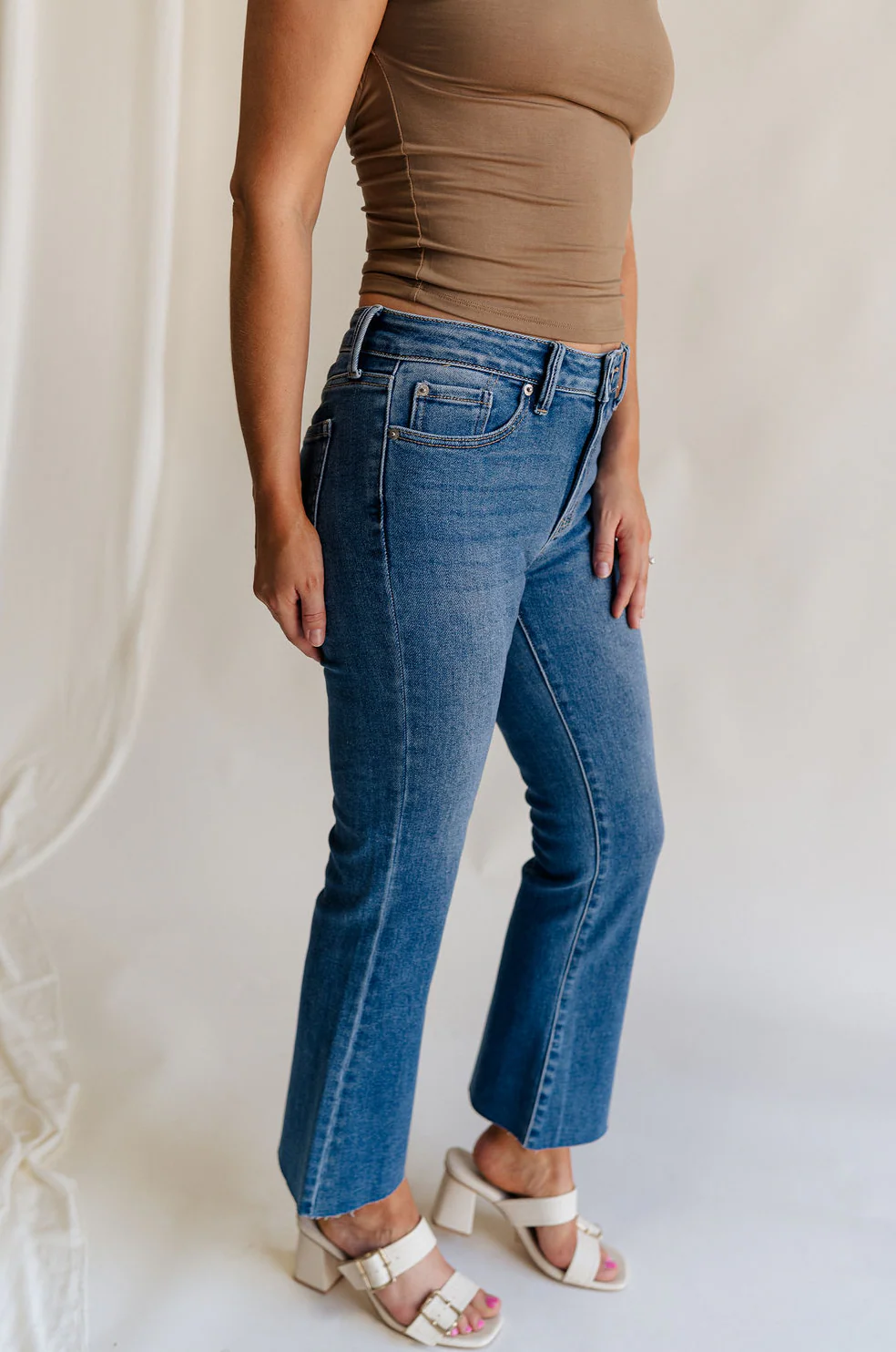 Emerson Medium Wash Straight Leg Jeans - Image 4