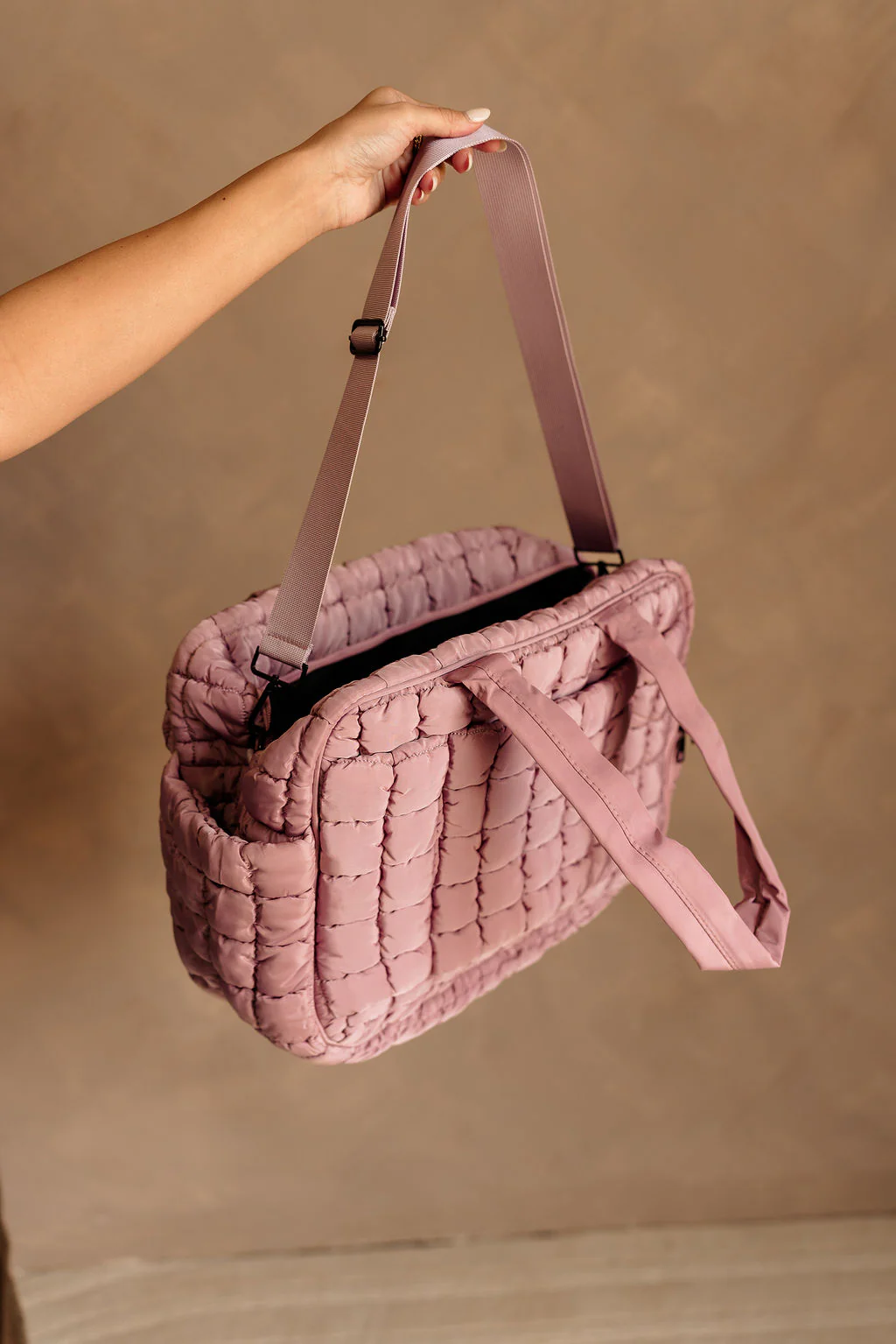Erica Quilted Duffel Bag - Image 3