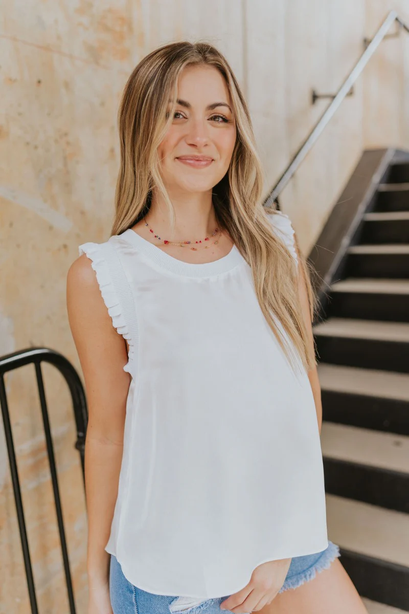 Everything You Love Top in White