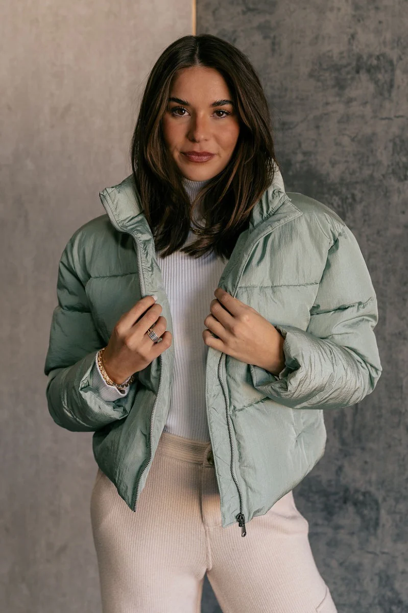 Fairbanks Sage Puffer Long Sleeve Jacket - Image 5
