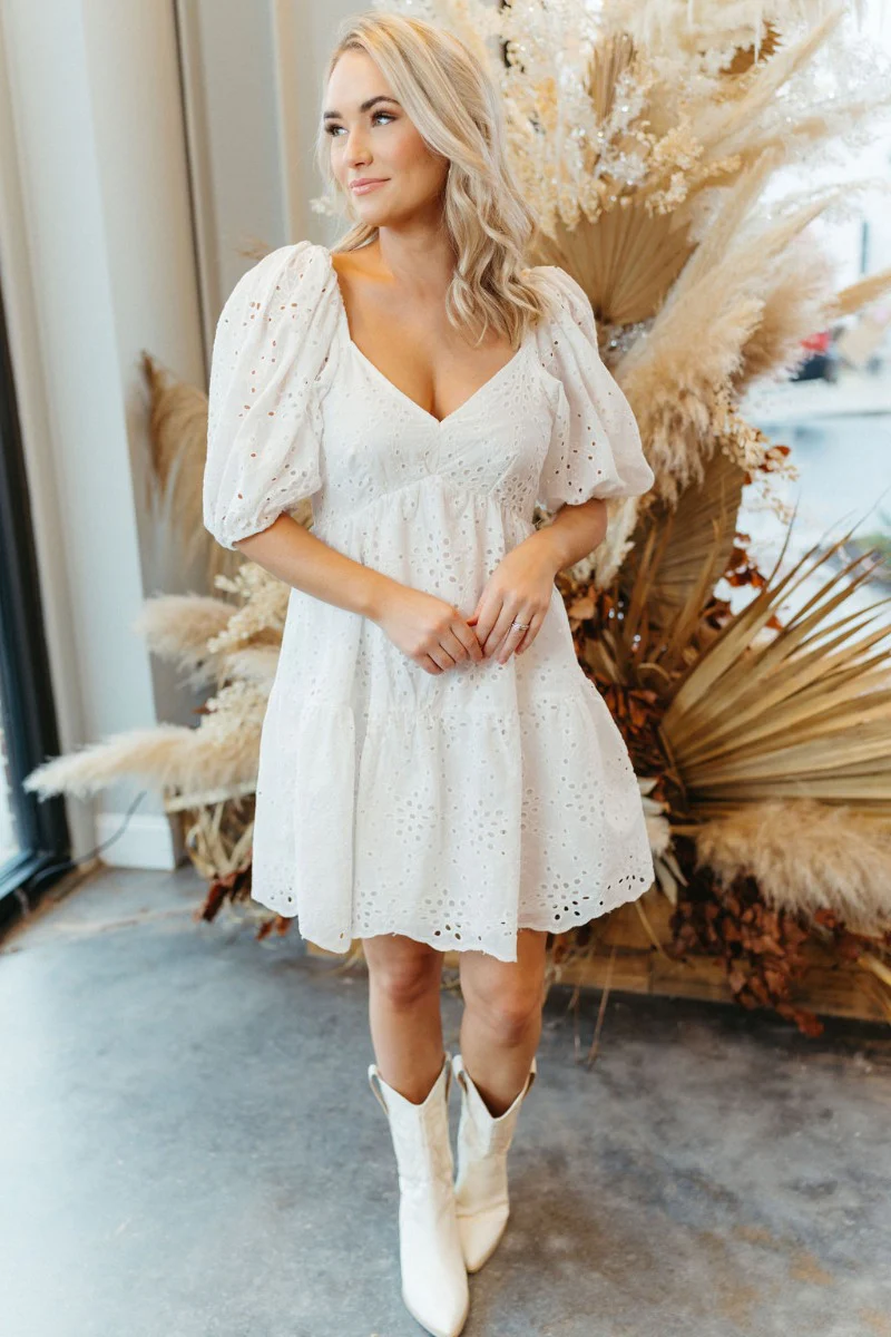 Fairytale Ending Eyelet Dress - Image 2