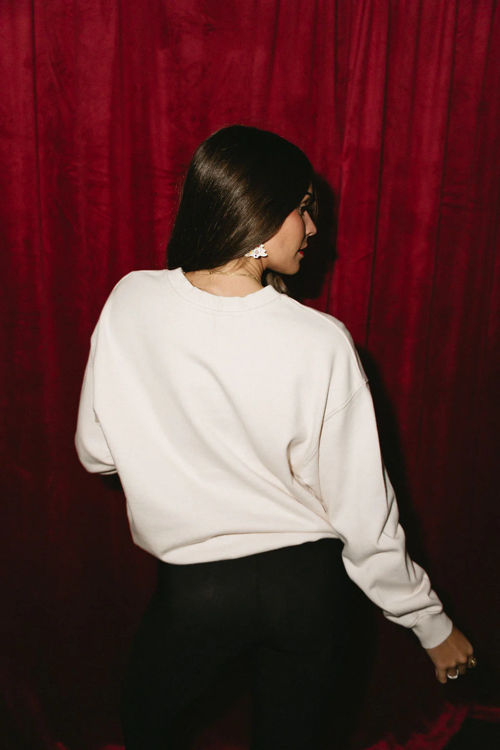 Falala Ivory & Red Sweatshirt - Image 7