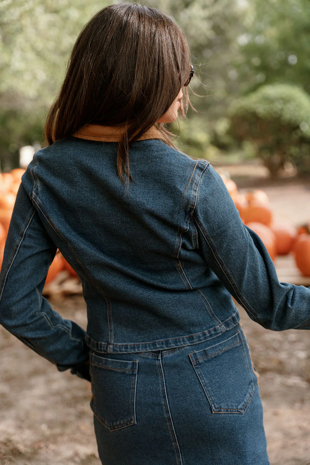 Farah Denim & Brown Suede Jacket - Image 4