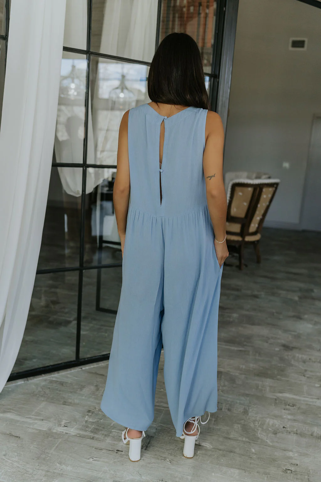 Brooklyn Sleeveless Wide Leg Jumpsuit - Image 11