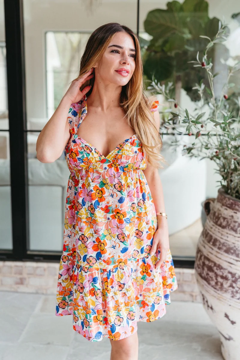 Feeling Bold Floral Dress - Image 2