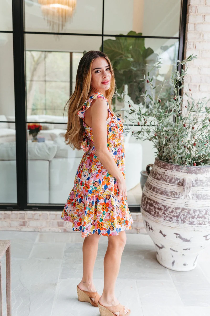 Feeling Bold Floral Dress - Image 3