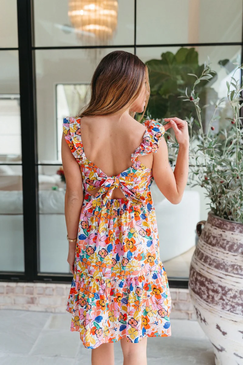 Feeling Bold Floral Dress - Image 5