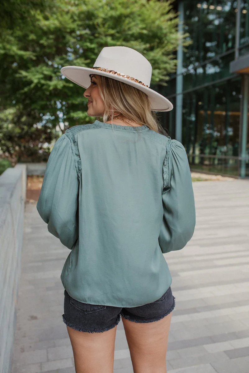 Forever Young Top in Sage - Image 8