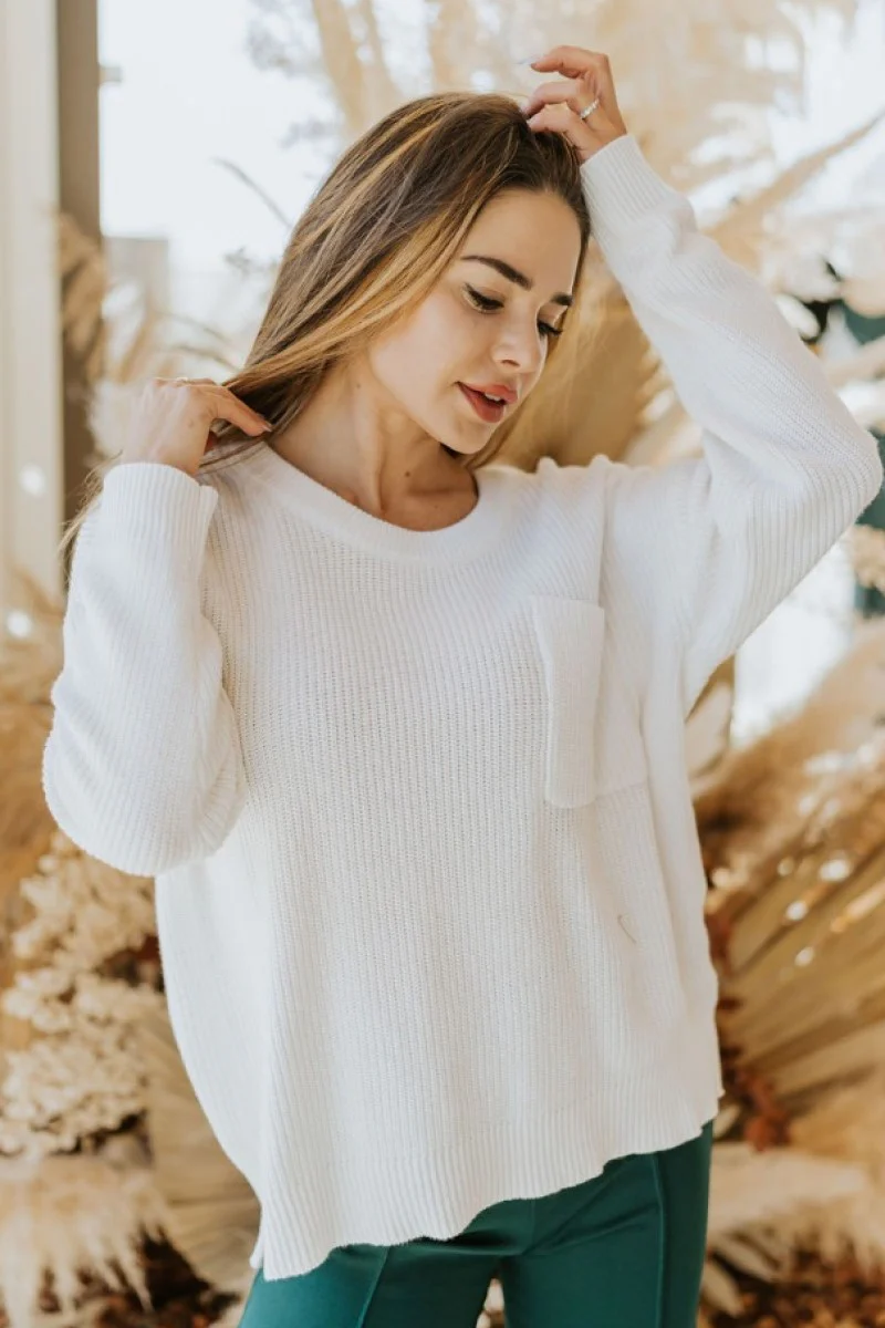 Fresh Snow Sweater