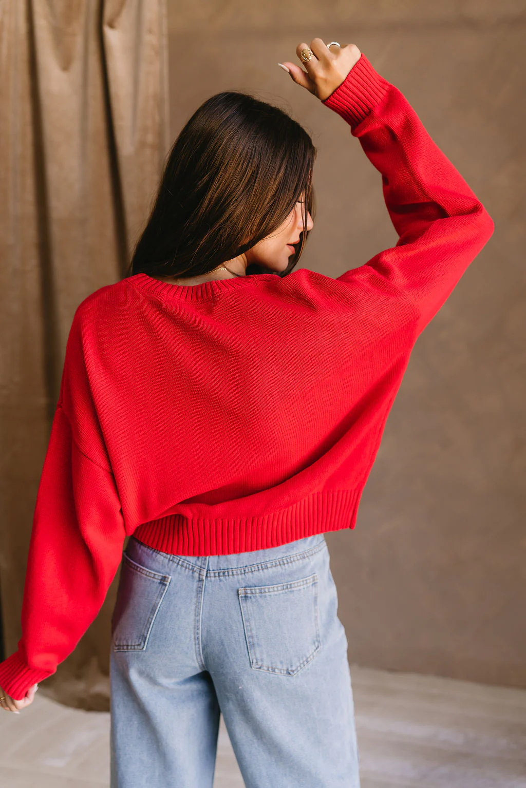 Georgia Red Long Sleeve Sweater - Image 8