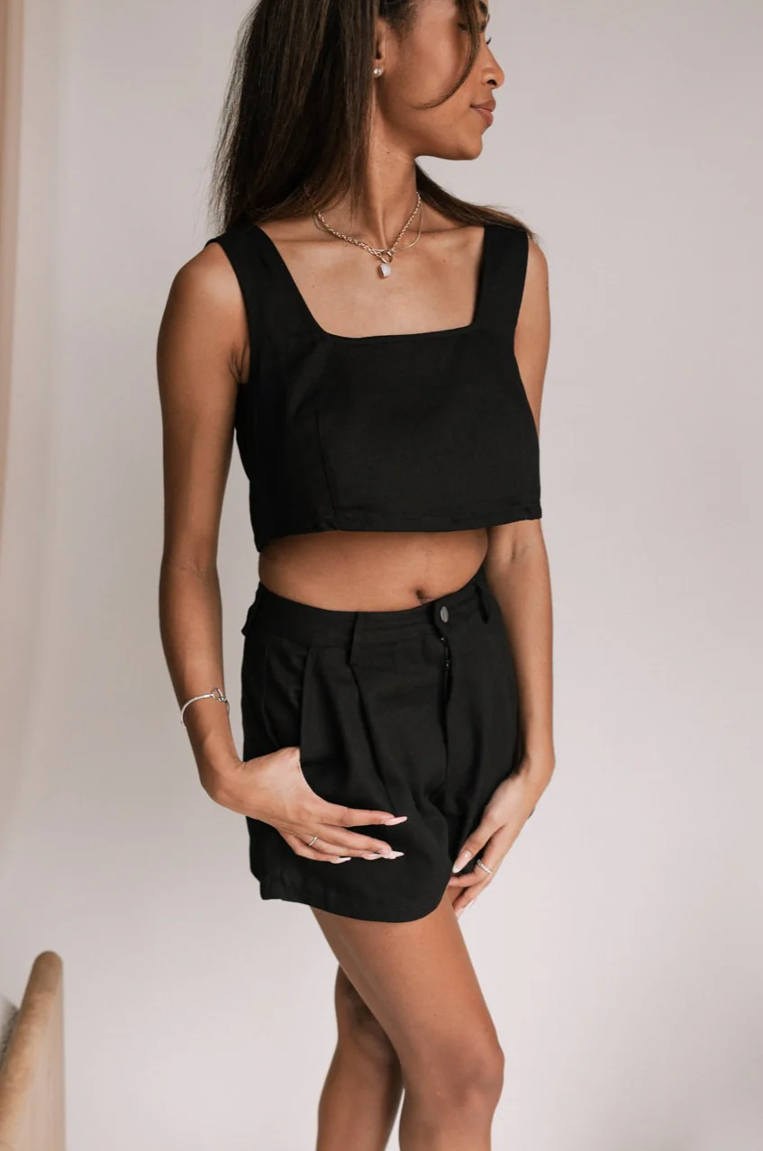 Giselle Black Shorts