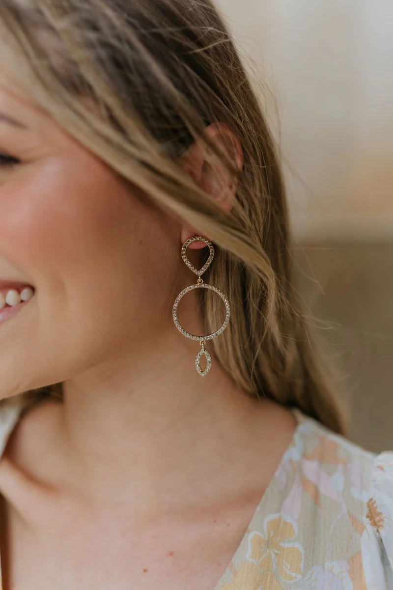 Glitz and Glam Statement Earring