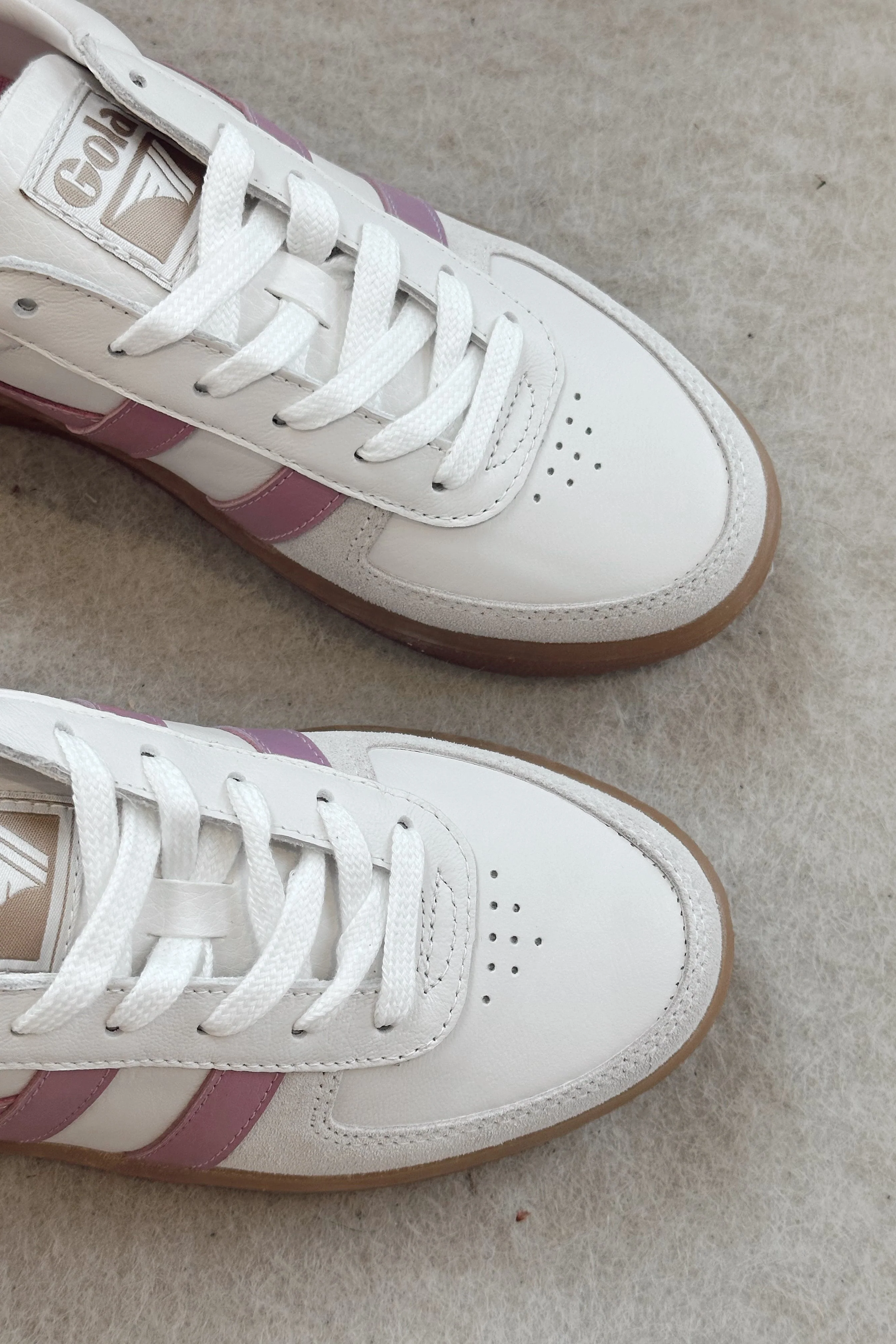 Gola Grandslam Elite White Candy Sneaker - Image 9