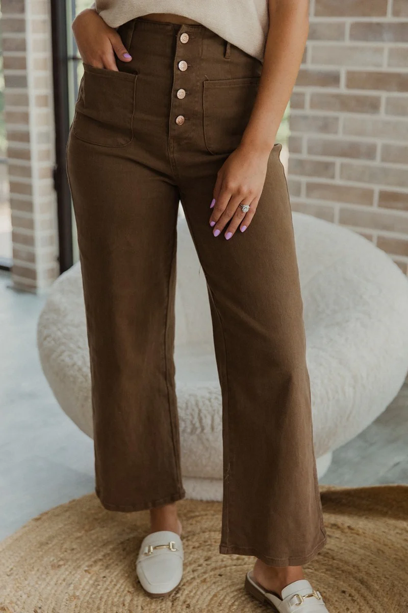 Good Day Pants in Brown - Image 2