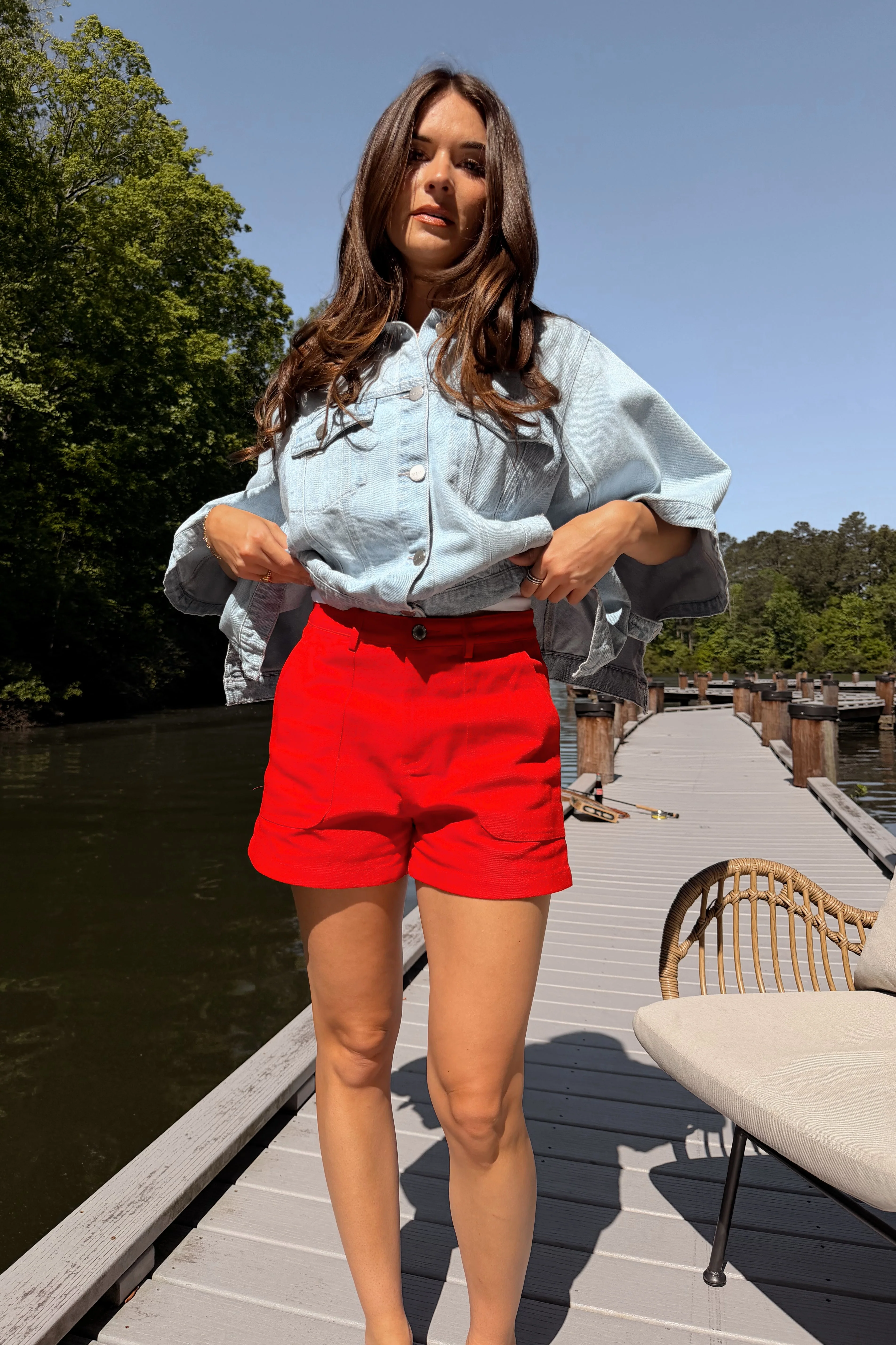 Grace Red Shorts - Image 6