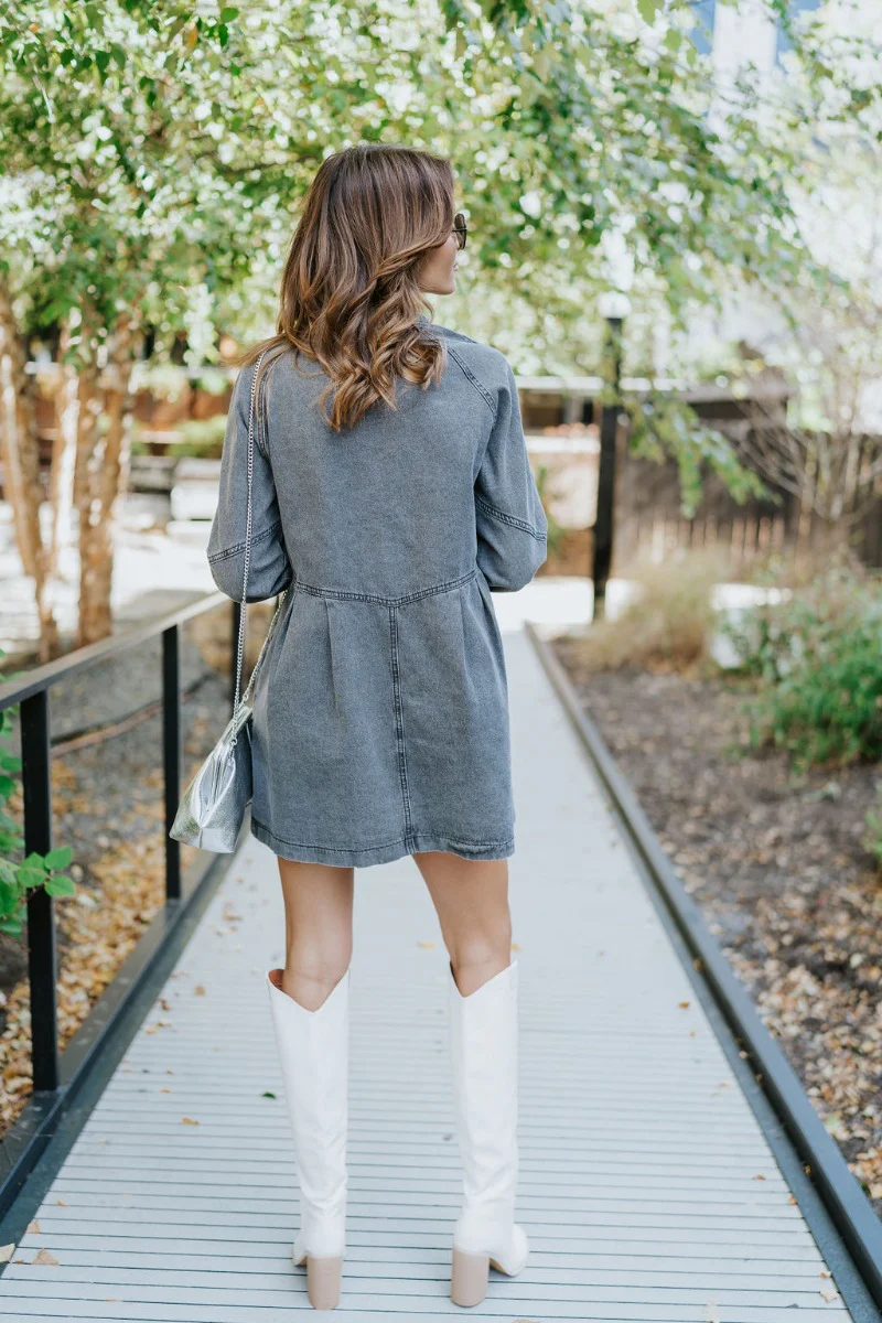 Great Escape Denim Dress - Image 5